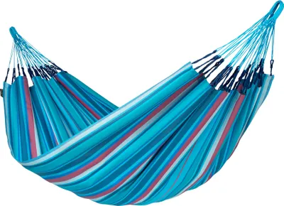 Produktbild von La Siesta Klassiche Doppel-Hängematte Outdoor blau