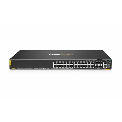 Produktbild von HPE Aruba Networking CX 6200F 24G Class-4 PoE 4SFP 370W, Managed, L3, Gigabit Ethernet (10/100/1000), Power over Ethernet (PoE), Rack-Einbau, 1U