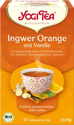Zdjęcie produktu dla Imbir Pomarańcza z Wanilią - 17 saszetek 30,6g