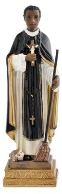 Besenfigur aus Harz, 15 cm, mehrfarbig