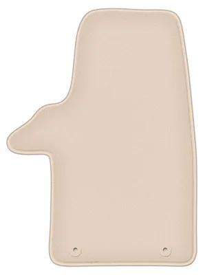 Produktbild von DURBAN Beige Velours-Fahrerfußmatte für VW Transporter T5 Transporter, 2 Sitzreihen (2003-2015)