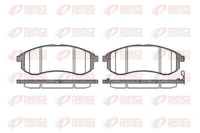 Produktbild von REMSA Bremsbeläge Satz Vorne Bremsklötze für MITSUBISHI L 200 / Triton Pickup (KAT, KBT) 1129.01