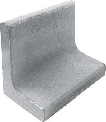 Produktbild von L-Stein Winkelstein grau 50 cm x 7 cm x 40 cm = Fußtiefe 30 cm