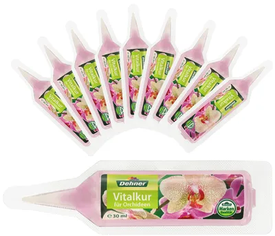 Produktbild von Dehner Orchideen Vitalkur, flüssig, 10 Stück, je 30 ml