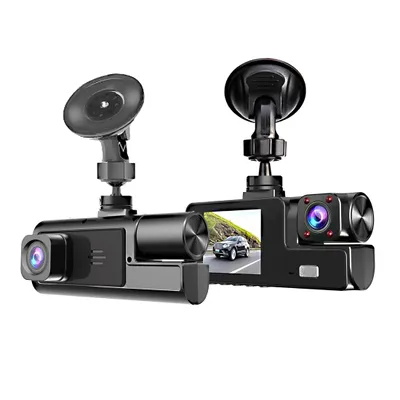 Produktbild von Dashcam, 24-Stunden Parkmonitorfür Auto, 2-Kanal, Super HD, Hochauflösende 1296P Aufnahmen,  mit Loop-Aufnahm, 170°-Weitwinkel-Autokamera