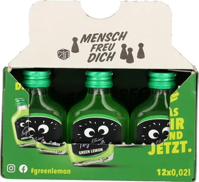 Produktbild von Kleiner Feigling Green Lemon 15% Vol. 12x0,02l