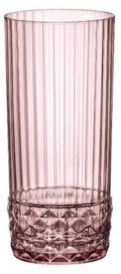 Image de Lot 6 Gobelets Hauts 49 Cl Lilas Rose - America's 20 - Bormioli