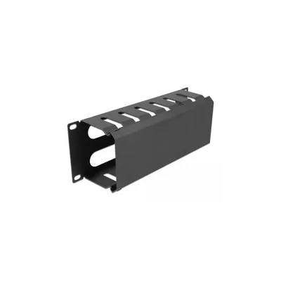 Immagine prodotto di Delock 10? Kabelmanagement Rangierpanel mit 2 Öffnungen 1 HE schwarz