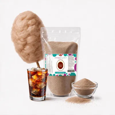 Produktbild von Aroma Zuckerwattezucker Cola Geschmack 1 kg Beutel AZO frei