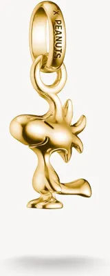 Immagine prodotto di Ciondolo Woodstock Connect PEANUTS con placcatura in oro 18 carati