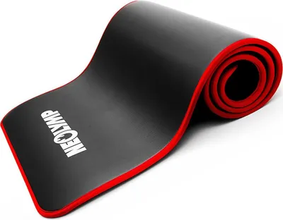 Produktbild von NEOLYMP extra dicke & rutschfeste Fitnessmatte mit Fitness E-Book und Tragegurt - Pilatesmatte, Yoga Matte, Sportmatte, Gymnastikmatte, Trainingsmatte