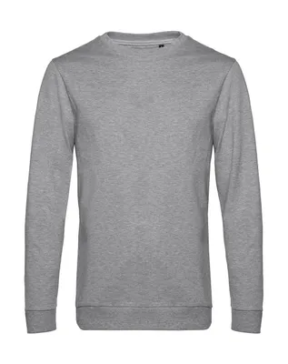 Produktbild von B&C Uni Sweatshirt Pullover French Terry Shirt Pulli Rundhals Sweat, Größe:4XL, Farbe:Heather Grey