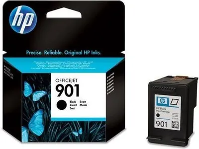 Obrázok produktu pre HP Čierna originálna atramentová kazeta 901, Štandardná výťažnosť, Čierna, Atrament na pigmentovej báze, 1 kusov, 200 strany