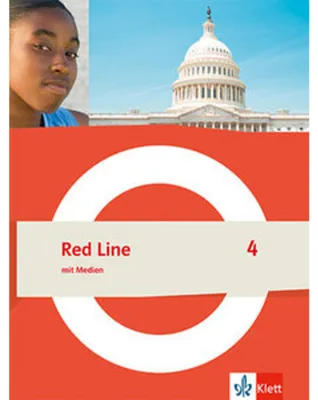 Image de Red Line 4, Schulbuch mit Medien (fester Einband) Klasse 8