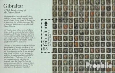 Produktbild von Briefmarken Gibraltar 2015 Mi Block120 (kompl.Ausg.) postfrisch 100 Jahre Briefmarken