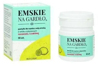 Produktbild von Emskie für den Hals, Zitronengeschmack, 30 Lutschtabletten