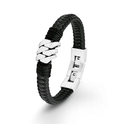 Produktbild von S.Oliver Herren Leder Armband SO1386/01