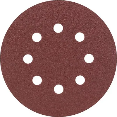 Produktbild von Schleifblatt-Set für Exzenterschleifer, 8 Löcher, 125 mm, K 80, 25er-Pack