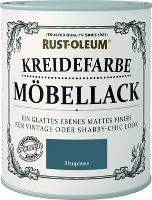 Produktbild von Rust-Oleum Kreidefarbe Möbellack 750 ml blaupause