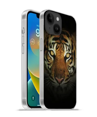 Produktbild von MuchoWow® Handyhülle Schutzhülle Hülle für Apple iPhone 14 - Softcase Tiger - Licht - Augen Silikon Softcase Handy Hülle - Mobiltelefonhülle