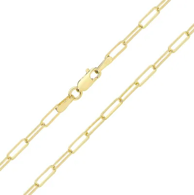 Image de Chaine Femme Paperclip Or 375/1000 - 41cm*2mm; TRS29924L16