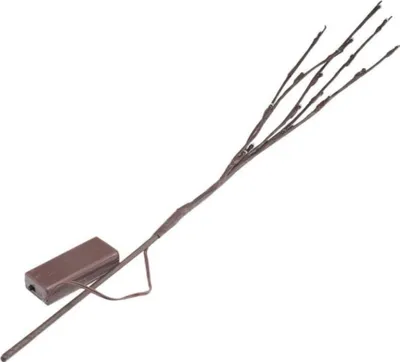 A single decorative LED light strand resembling tree branches with a battery pack.