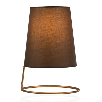Produktbild von Paulmann Pauleen Tischleuchte Shiny Circle Gold Braun max. 20W E14 ohne Leuchtmittel mit Schalter