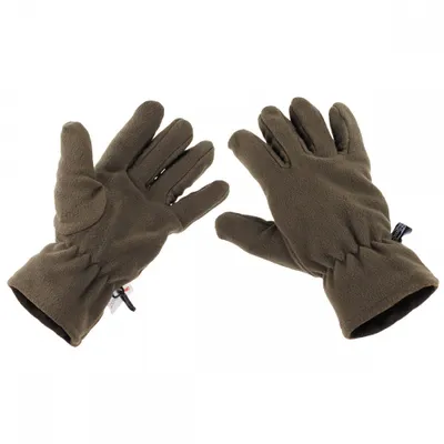 Produktbild von MFH Fleece-Handschuhe, 3M™ Thinsulate™ Insulation, oliv