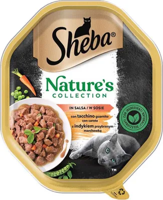 Produktbild von Sheba Nature's Collection Putenfleisch Tablett 85G