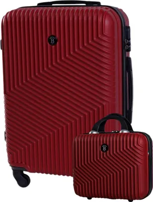 Produktbild von Reisekoffer BERTOO Milano - rot Set 2in1 XXL