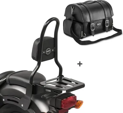 Zdjęcie produktu dla Sissybar M3 + tylna torba FP do Kawasaki Vulcan S / Café 15-25 z bagażem