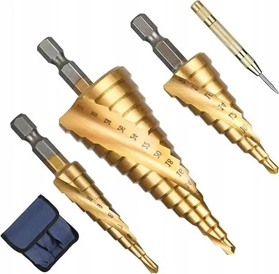 Obrázok produktu pre Exact Sada 4 stupňovitých špirálových vrtákov 4-32mm