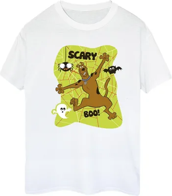 Produktbild von Scooby Doo - "Scary Boo!" T-Shirt für Damen BI53007 (XXL) (Weiß)