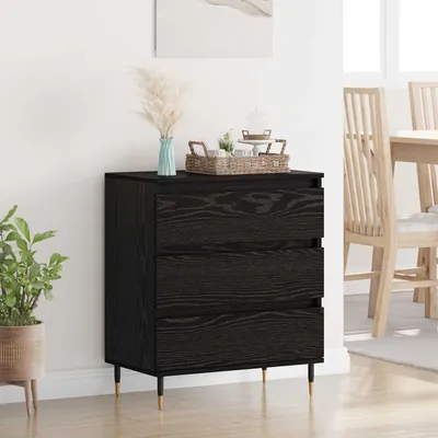 Obrázek produktu pro vidaXL Příborník vzhled černého dubu 60 x 35 x 70 cm materiál na bázi dřeva