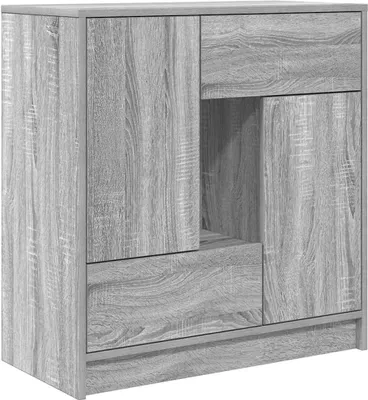 Immagine prodotto di Credenza con Cassetti e Ante Grigio Sonoma 70,5x34x74,5 cm
