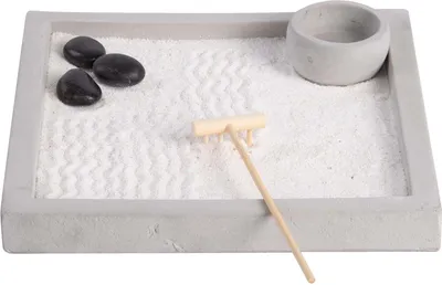 Produktbild von Esschert Design Japanischer Zen-Garten - Haus/Buro - 20 x 20 cm