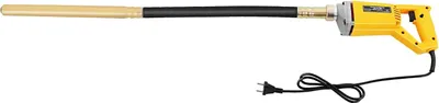 Produktbild von Mobiler Betonrüttler - Innenrüttler - 850 W - 220 V EU-Stecker - 4500 U/min - 1 m Welle - Ø 25–50 mm - Reinkupfermotor - Gelb