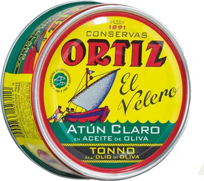 Produktbild von Ortiz Atun Claro - Gelbflossen Thunfisch in Olivenöl 250g
