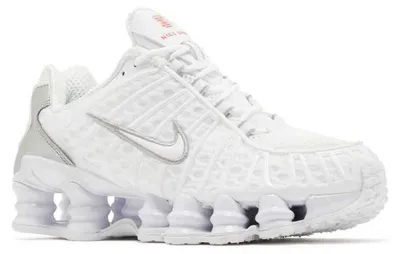 Produktbild von Nike Shox TL White Metallic Silver Max Orange - EU: 45