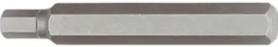 Immagine prodotto di Inserto esagonale 10mm, inserto Esagono 4mm, 75mm acciaio S2, punta esagonale 10mm