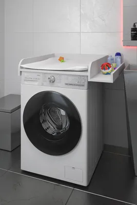 Produktbild von Wickelaufsatz mit Regal 601 für Waschmaschinen Shefa Kids, weiβ