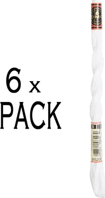 Obrázok produktu pre 6x DMC korálková priadza hrúbky 8, 25 m, 115AR/8-B5200, VPE