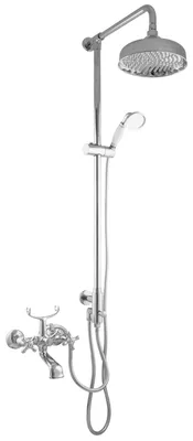 Zdjęcie produktu dla PaulGurkes 3-funkcyjny system prysznicowy naścienny w stylu retro do wanny
