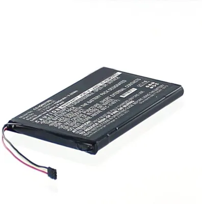 Zdjęcie produktu dla Akumulator do nawigacji Garmin nüvi 2797LMT, litowo-jonowy, 3,7 V, 1500 mAh, kolor czarny.