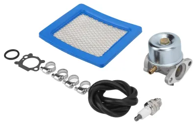 Image de Kit de remplacement pour carburateur avec filtre à air et bougie d'allumage pour tondeuse à gazon Toro modèles 16400, 16401, 20010, 20020 et 20480