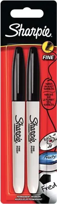 Image de Sharpie PermMarker F noir 2pcs