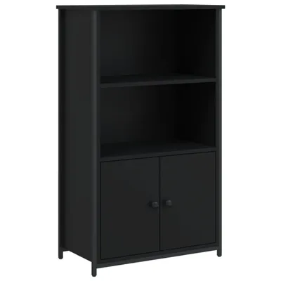 Obrázok produktu pre vidaXL Highboard Black 62x32x103,5 cm odvodený výrobok z dreva