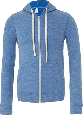 Obrázek produktu pro Uni mikina Canvas Triblend s kapucí na zip