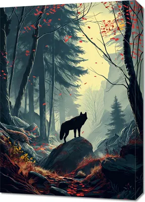 Produktbild von Bild 50x70cm Waldklänge