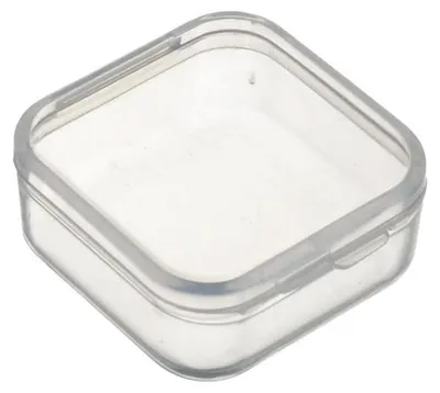 Produktbild von Dekorynka org158 Plastikbehälter quadratisch klar 38x38x18mm